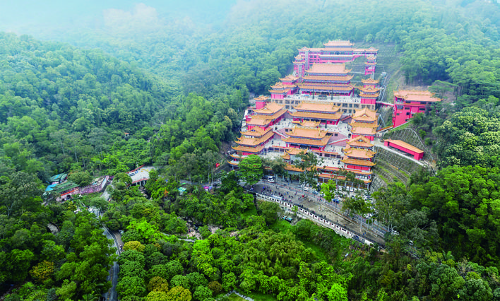     大岭山森林公园观音寺。