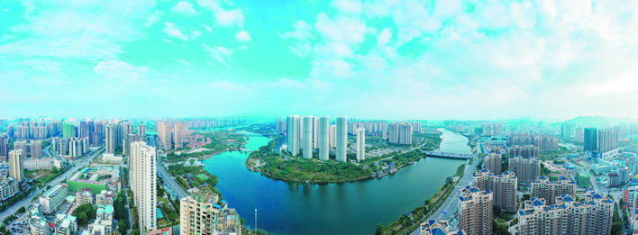     在信貸環境切實改善之下，惠州樓市日漸活躍。   惠州日報記者周楠 攝