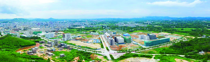     惠东产业转移工业园园区一角。