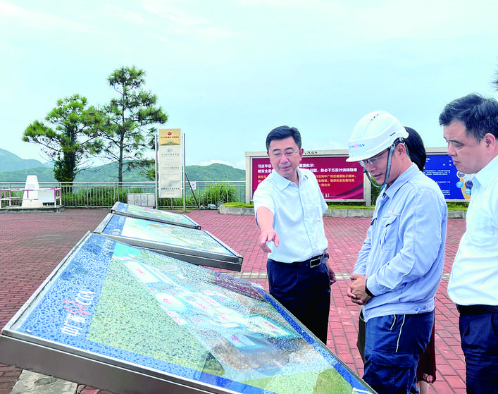     惠州建行走访对接省市重点项目工程。