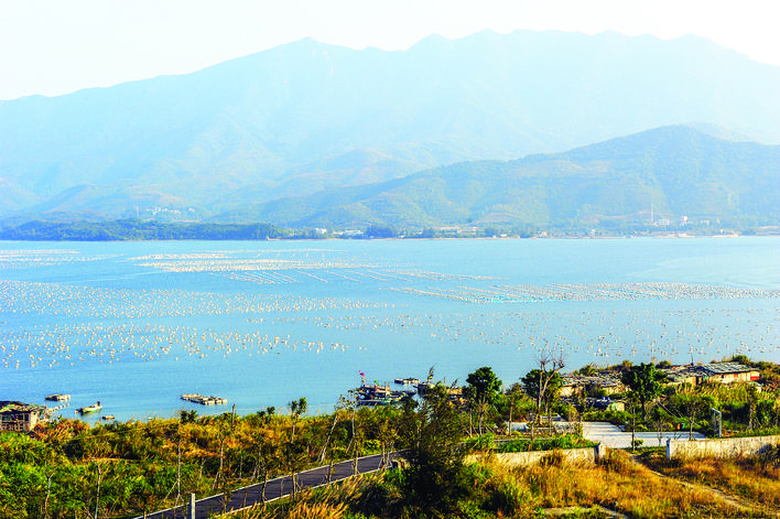     盐洲岛风景优美。