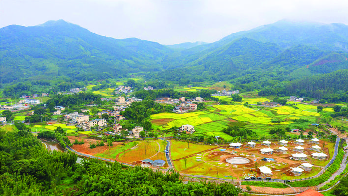     龙门县三洞村风景如画，不断刷新乡村“颜值”。惠州日报记者罗剑业 汤渝杭 摄