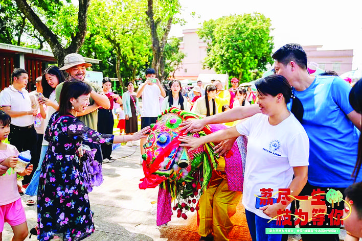     芦村村举办生态荔枝节活动。    惠州日报记者谢菁菁 通讯员惠城融媒 摄