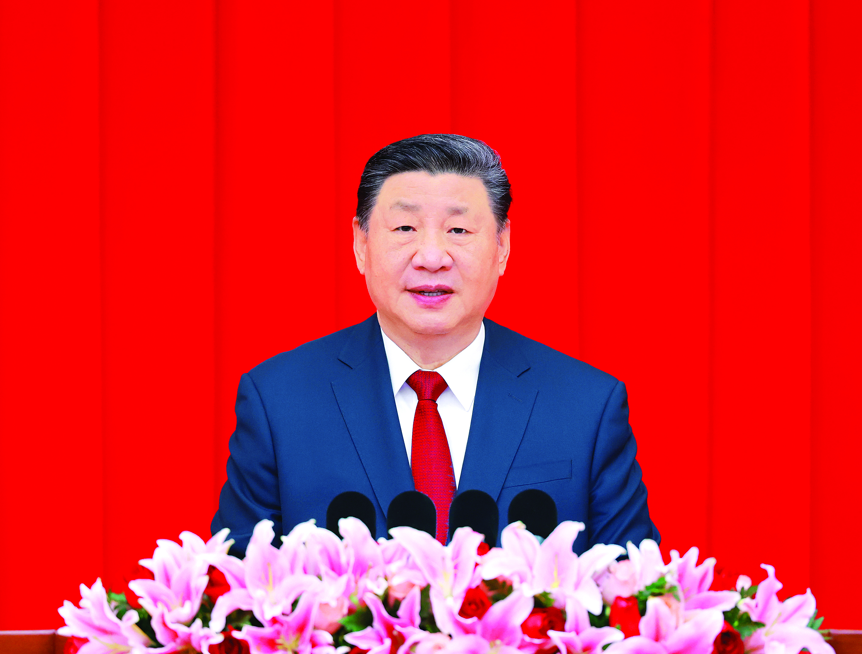     12月31日，全国政协在北京举行新年茶话会。中共中央总书记、国家主席、中央军委主席习近平在茶话会上发表重要讲话。新华社发