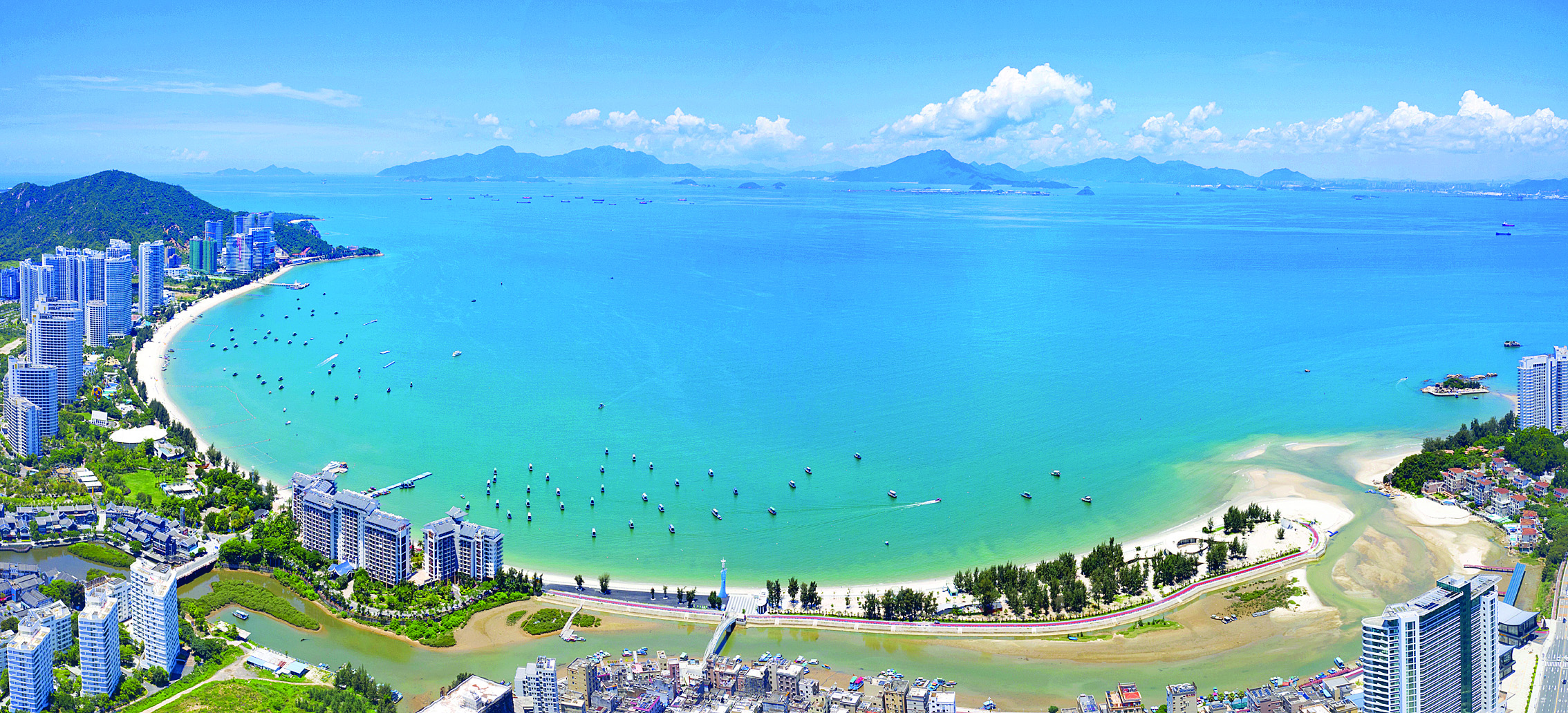     惠东县巽寮湾。惠州日报记者王建桥 摄