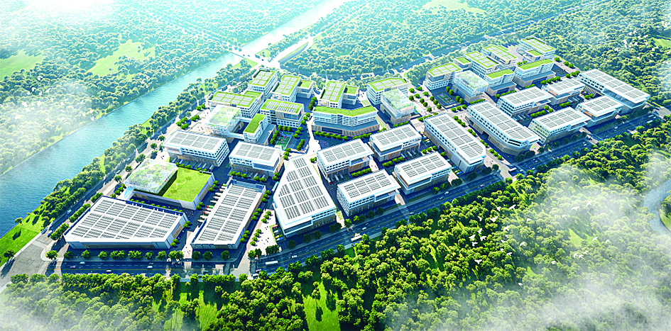     福田产投项目一期规划图。