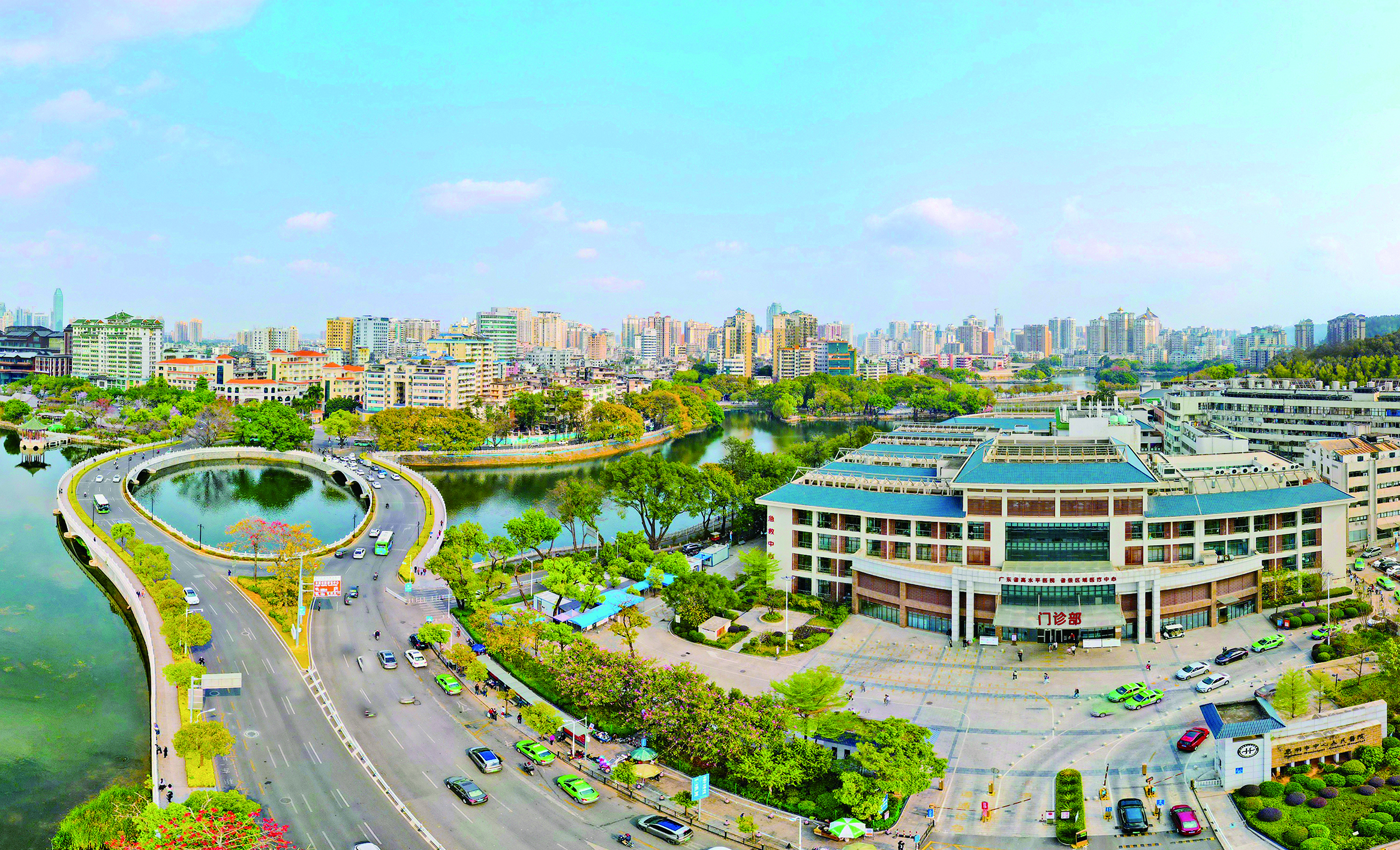 <p>    惠州市中心人民医院南湖院区。</p>