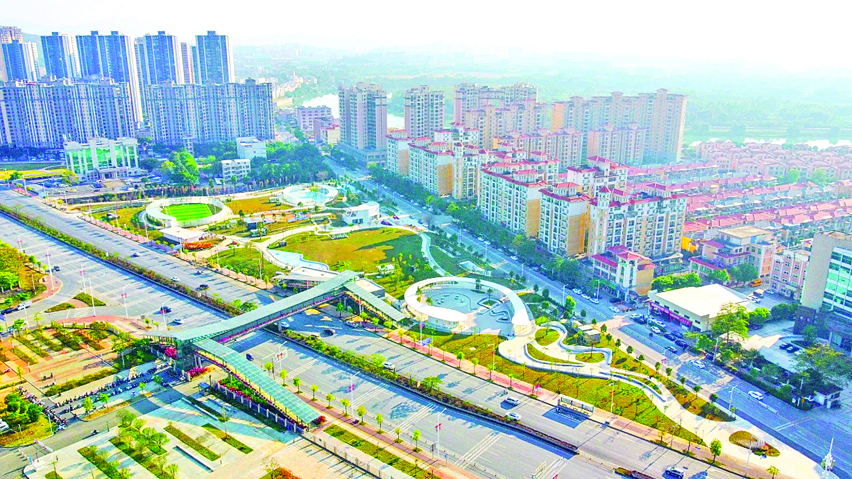     龙门新地标游龙公园。惠州日报记者黄宇翔 通讯员龙融心 摄 