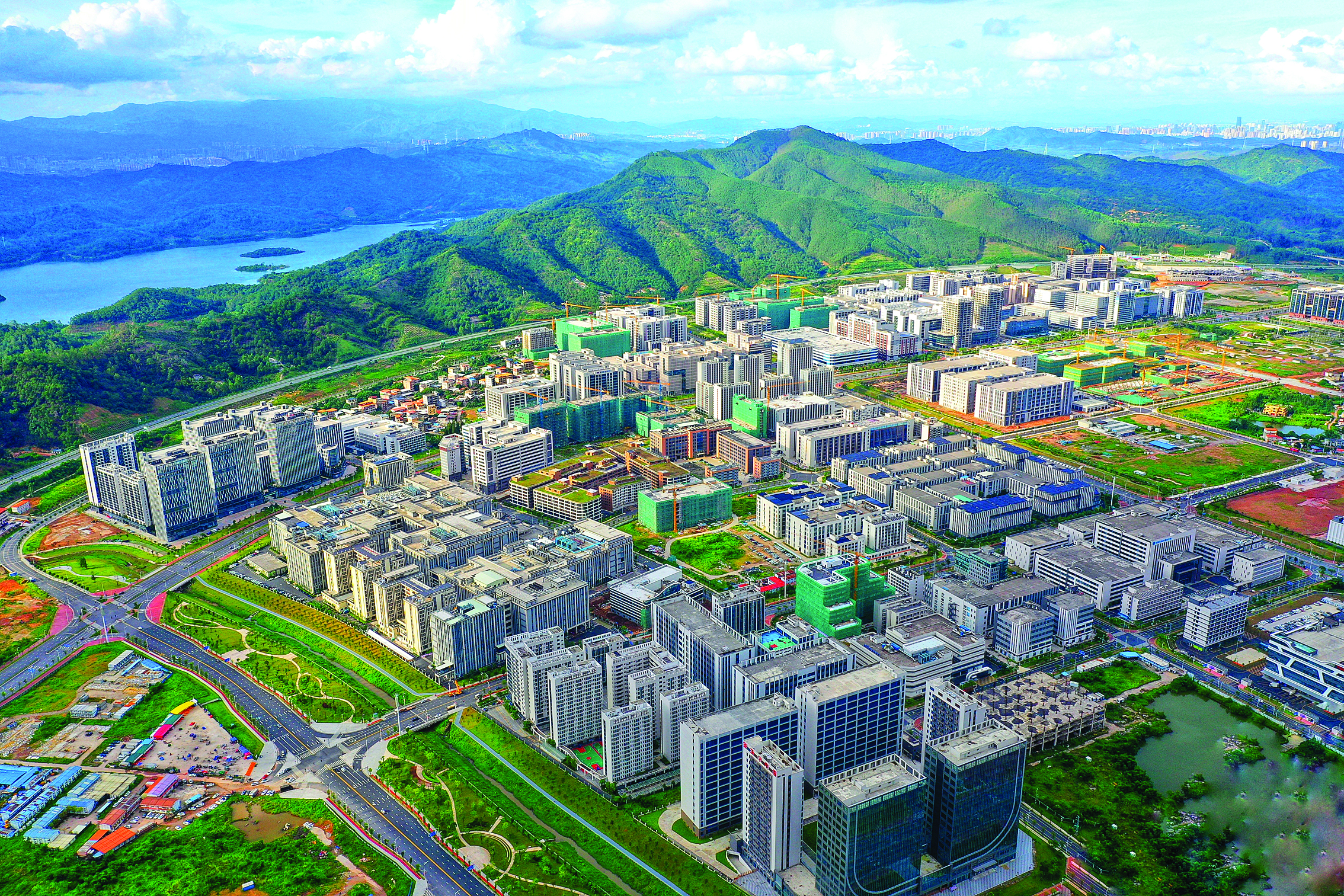     中韩(惠州)产业园。惠州东江图片社提供