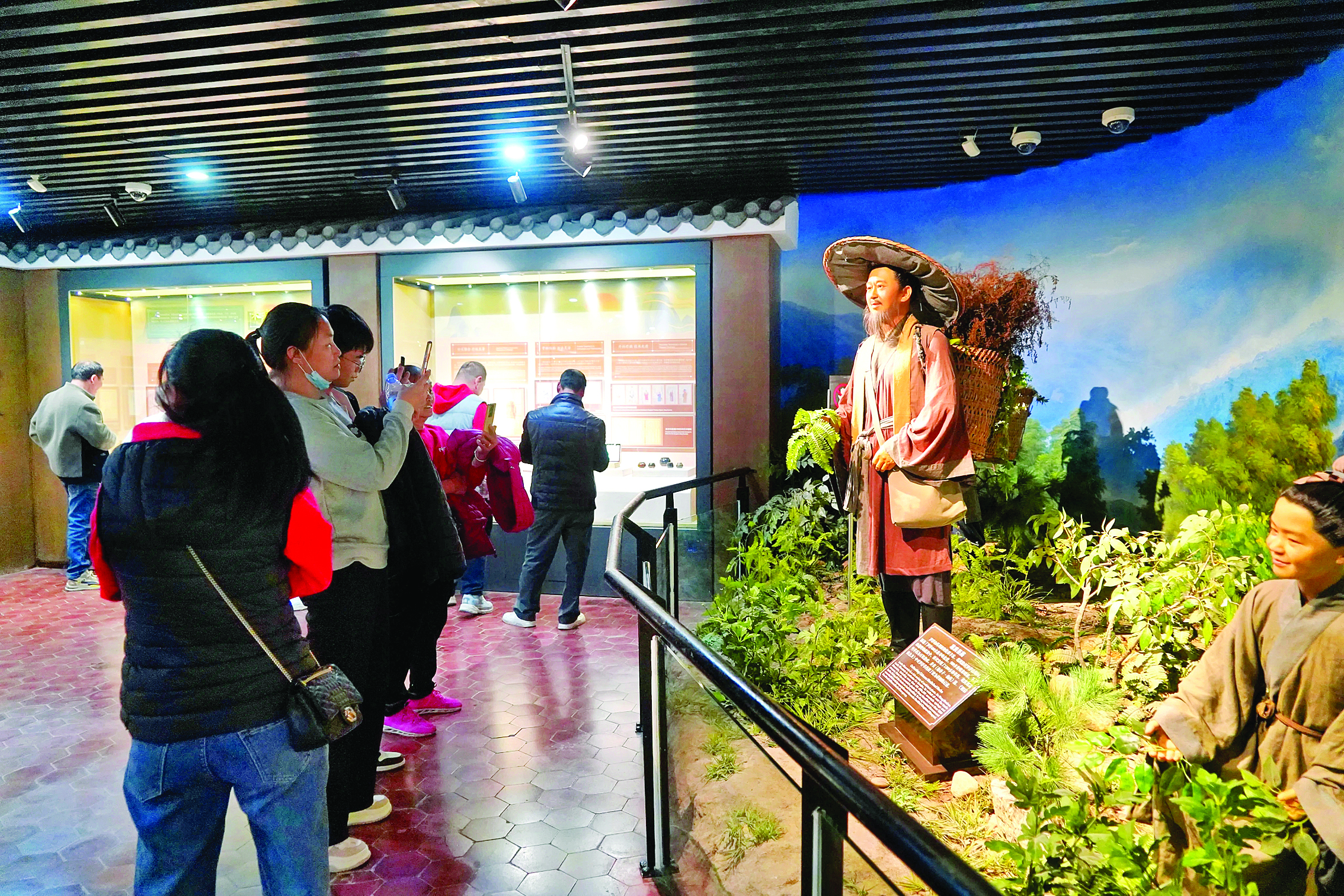     游客参观葛洪博物馆。    惠州日报记者黄桃 特约通讯员李渊 摄