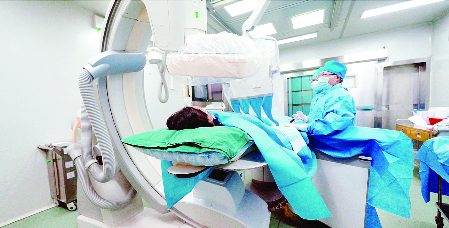     患者在惠阳三和医院做检查。