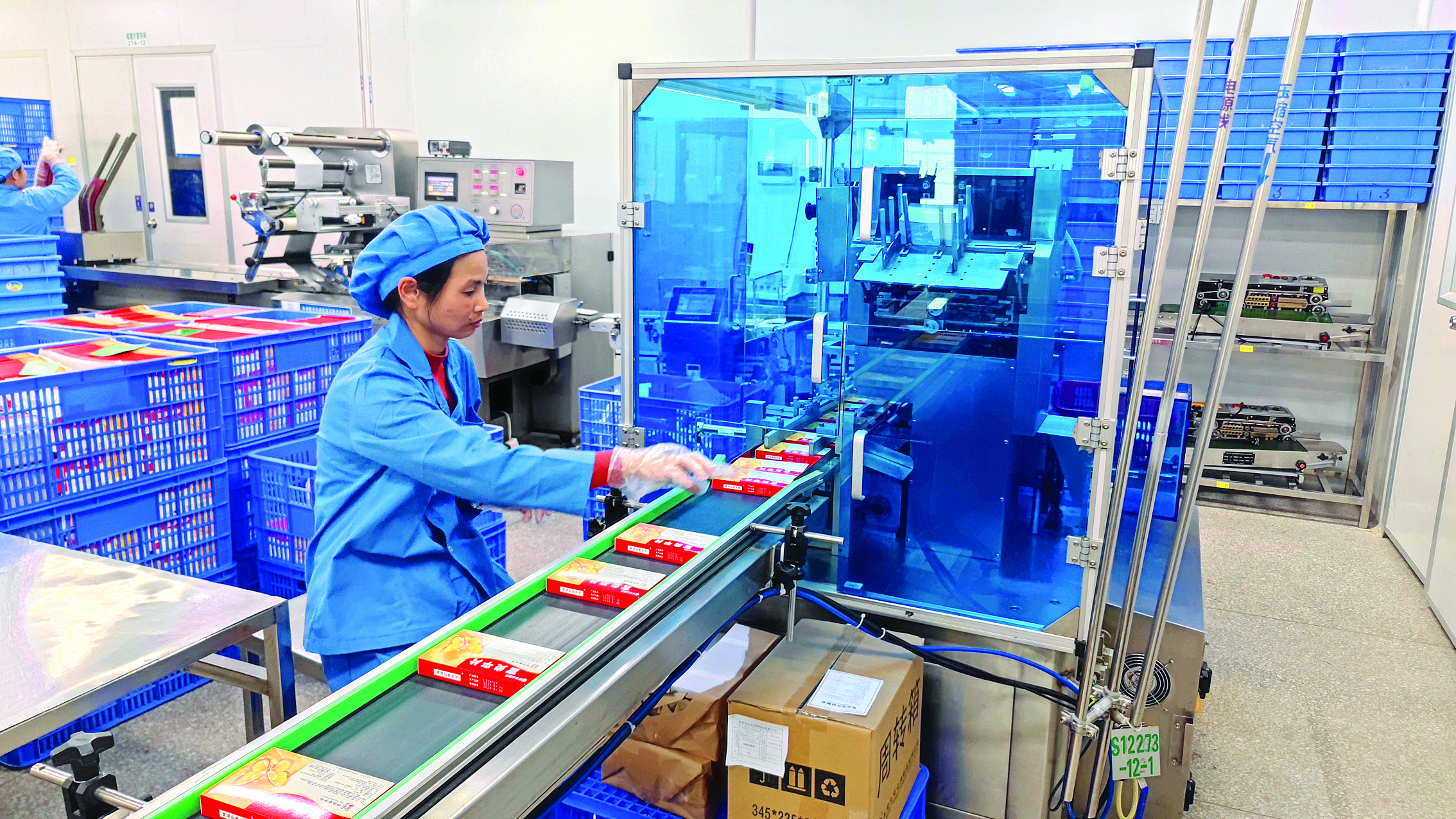     罗浮山国药生产车间。