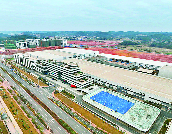     广西宁福新能源科技有限公司厂区航拍。    本组图片 新华社发