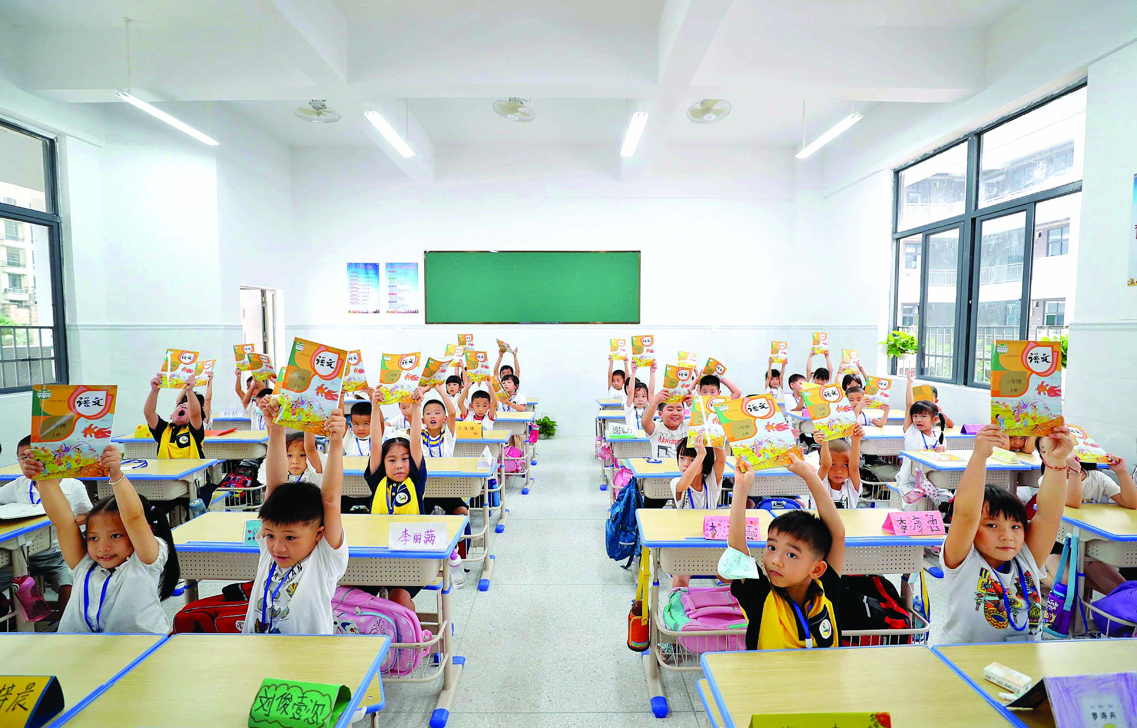     孩子们在良好环境中学习成长。惠州日报记者张艺明 摄