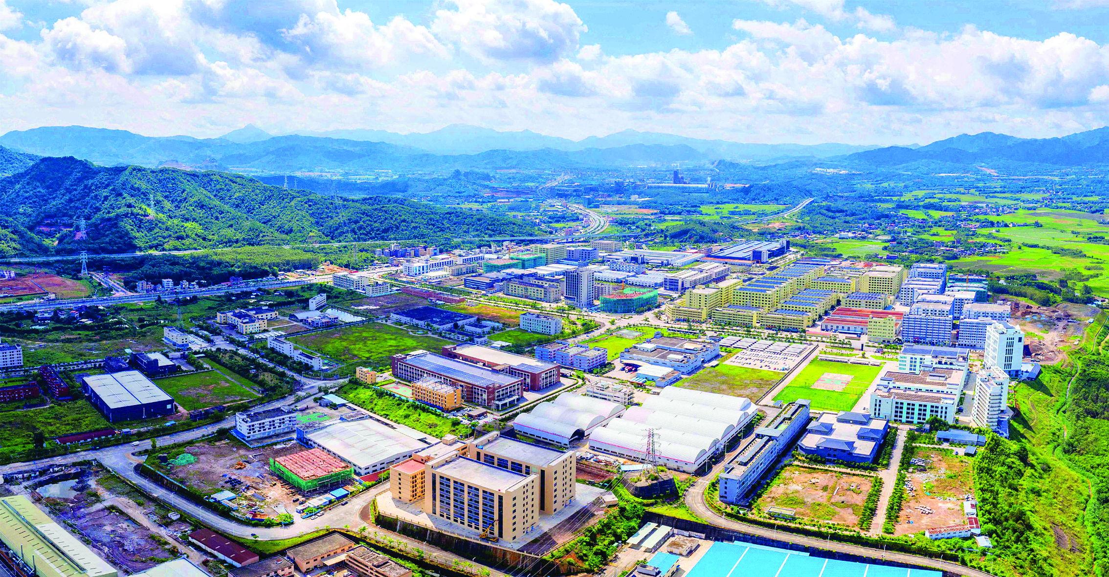     龙门县持续做大做强惠州龙门产业园，助推工业发展提质增效。惠州东江图片社供图