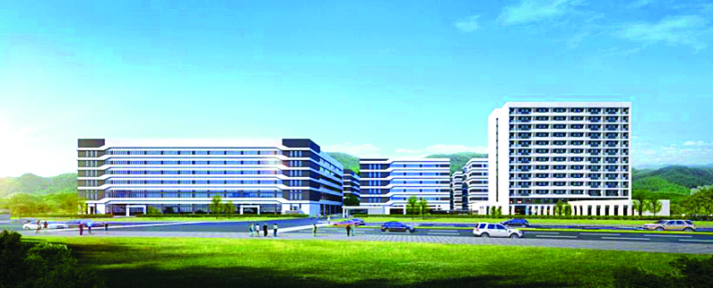     江丰电子半导体靶材及零部件制造项目效果图。（翻拍）