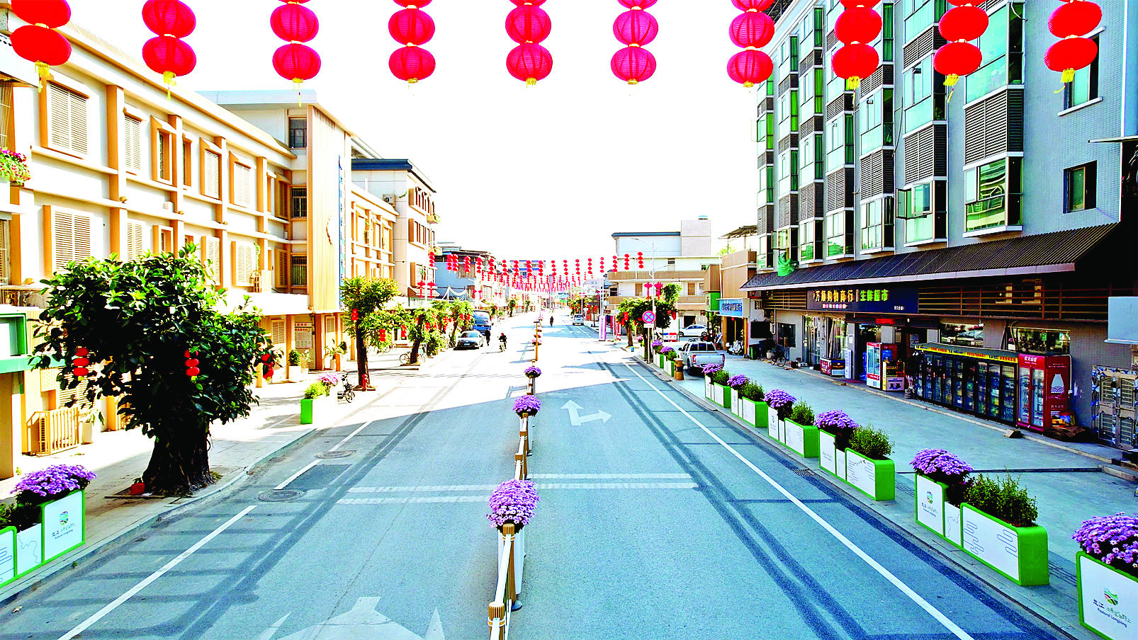     龙江镇打造具有独特魅力的美丽圩镇。惠州日报记者黄宇翔 通讯员龙融心 摄