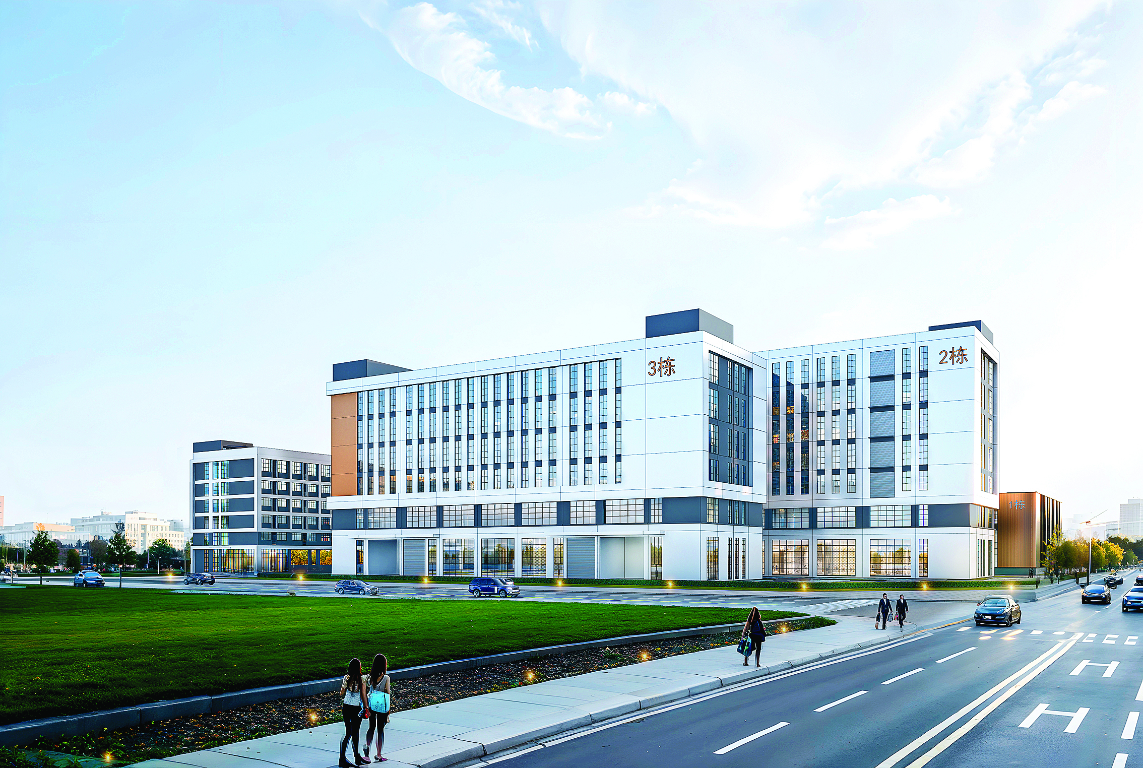     永嘉盛（惠州）产业园项目效果图（翻拍）。