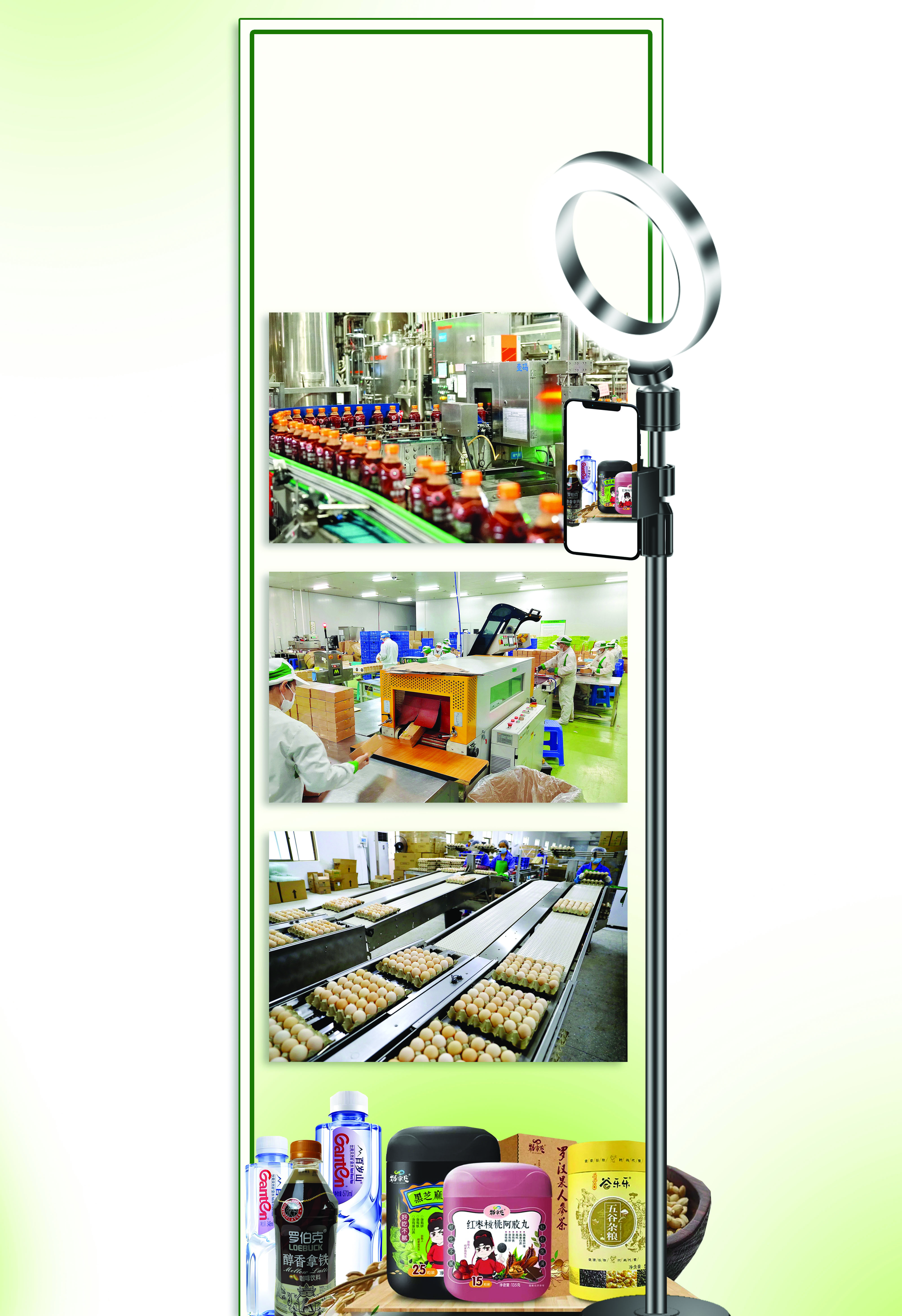     图1：广东椰泰饮料集团有限公司生产基地全自动生产车间。惠州日报记者哈鹏 摄    图2：劲家庄（惠州）健康食品有限公司生产线。惠州东江图片社供图    图3：惠州市鹏昌农业科技有限公司是全国目前唯一湾区认证“鸡蛋”证书持有企业。惠州东江图片社供图    图4：惠州食品工业正迅速崛起为特色产业。本报采集