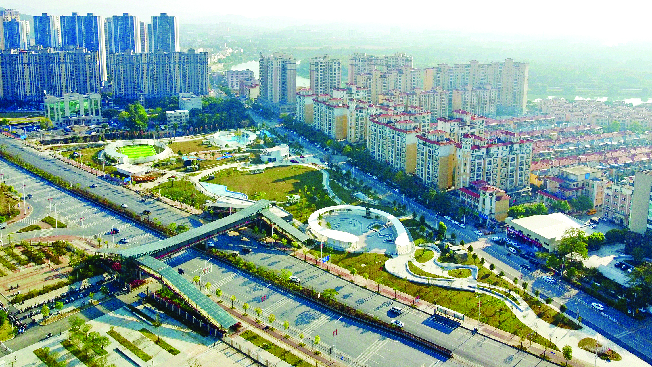     游龙公园建成开放有效提升龙门城市品位。本组图片 惠州日报记者黄宇翔 通讯员龙融心 摄