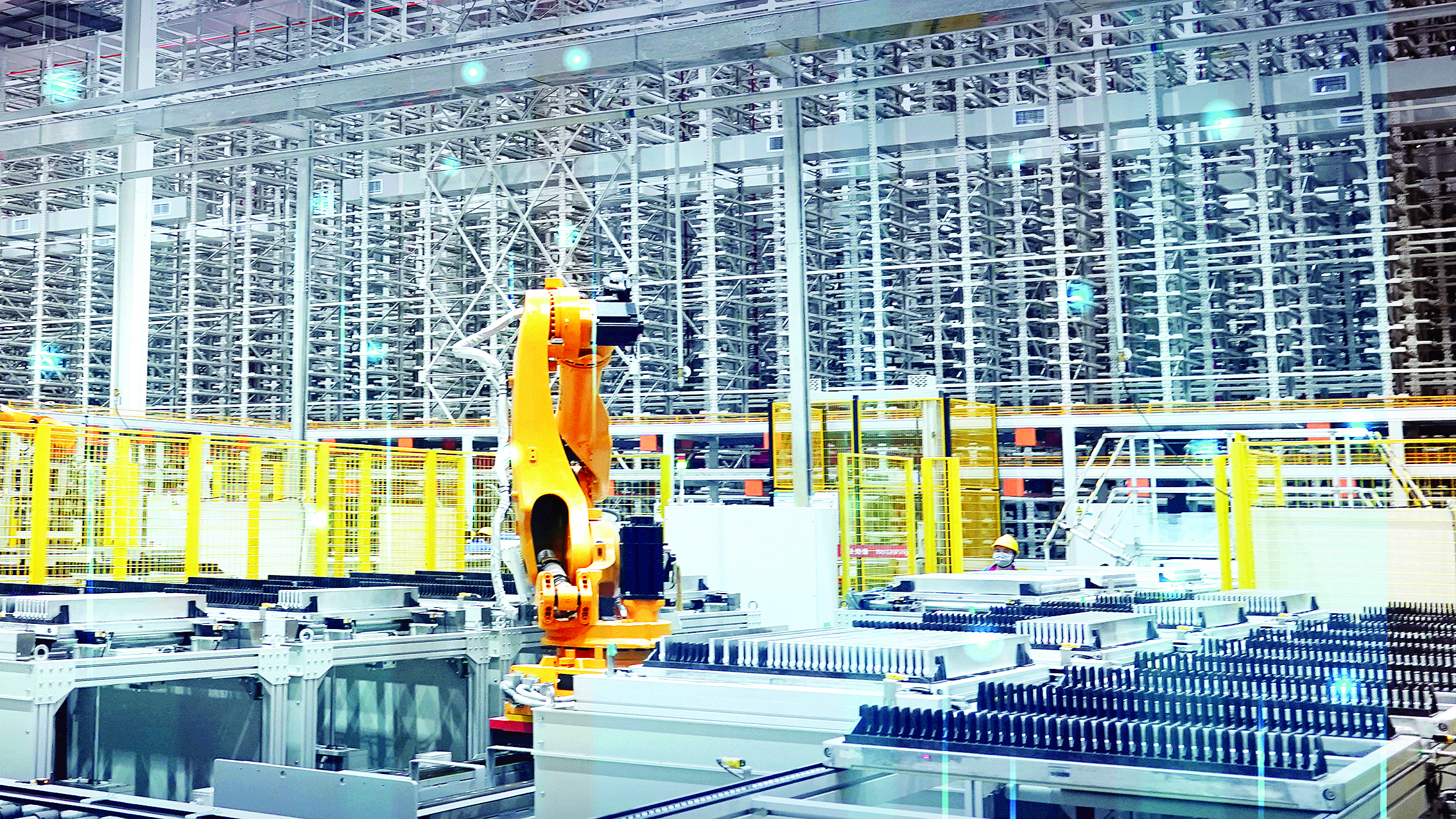     广东利元亨智能装备股份有限公司仓库。图片由利元亨提供