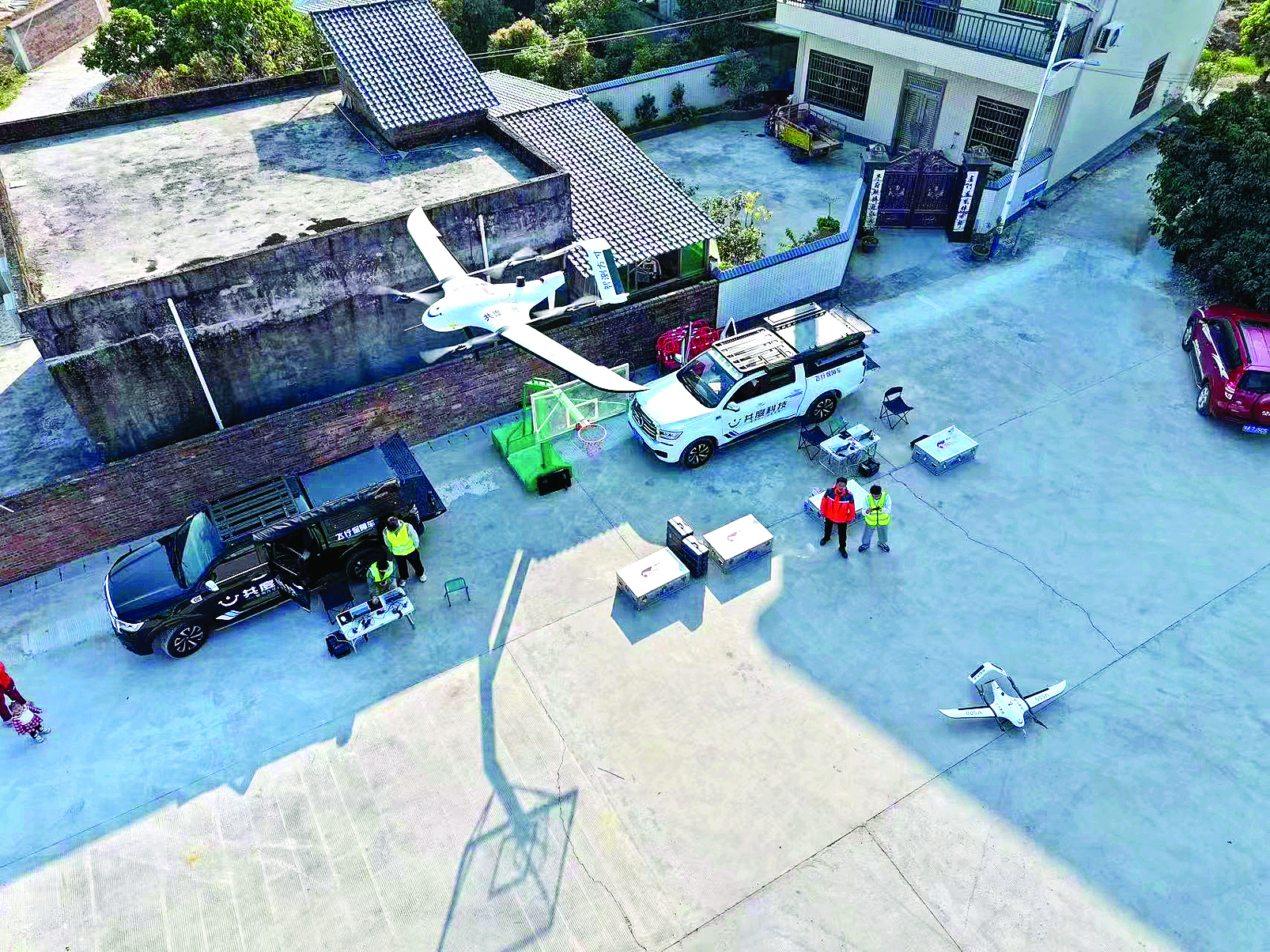     惠州保险业使用无人机遥感测绘。惠州保险业协会供图