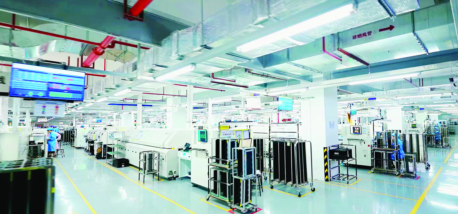     迈腾科技生产车间。