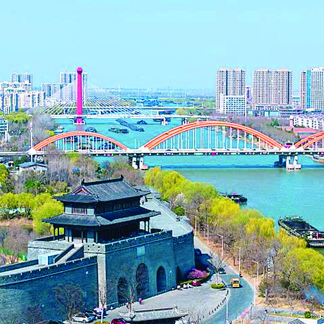     京杭大运河宿迁段。