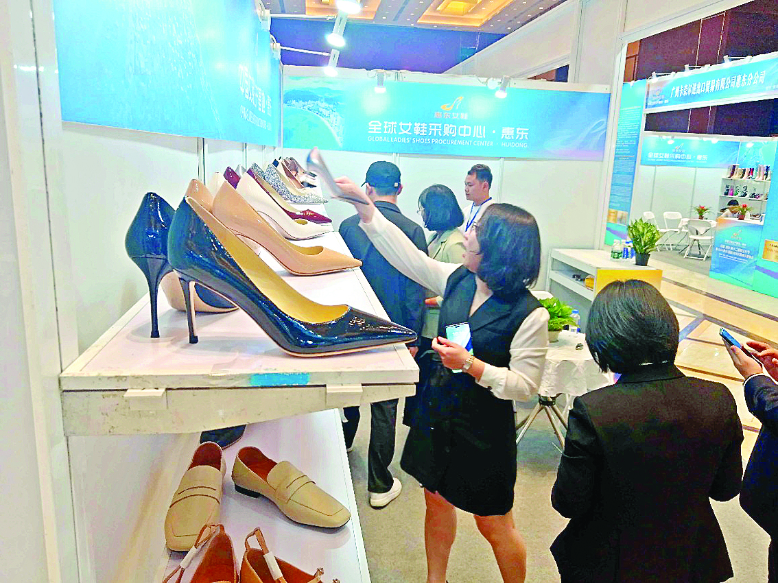     惠东女鞋已成为惠东重要产业名片。惠州日记者蔡伟健 摄