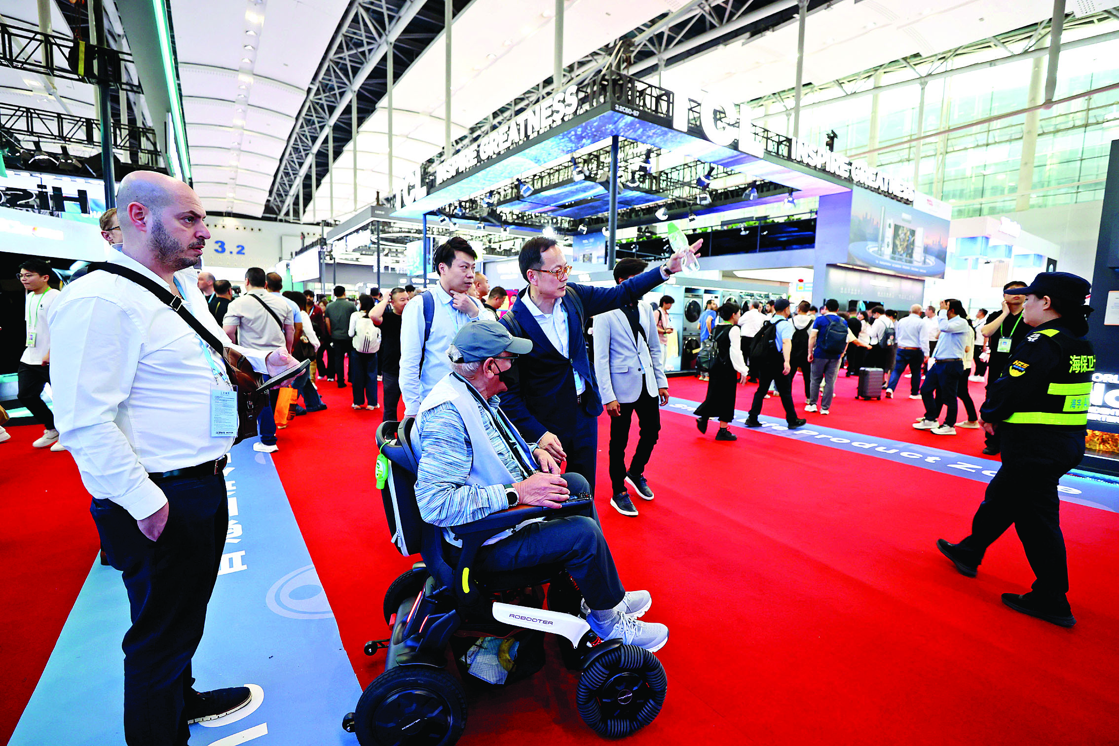     广交会人气旺。