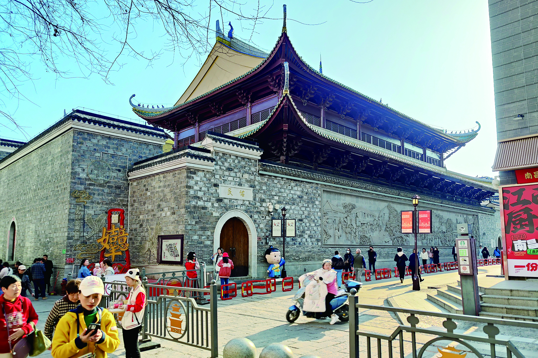     万寿宫历史文化街区。