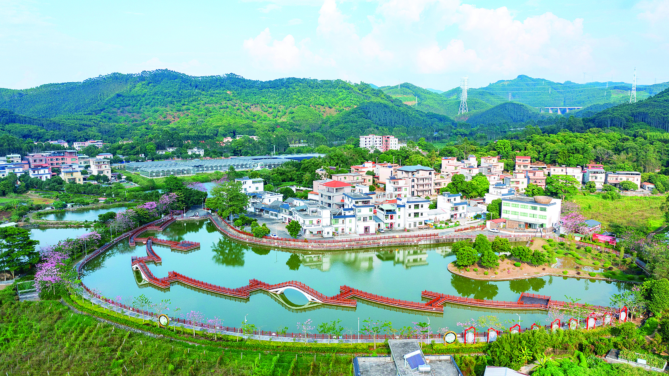     博罗县湖镇镇新作塘村。    惠州日报记者汤渝杭 摄