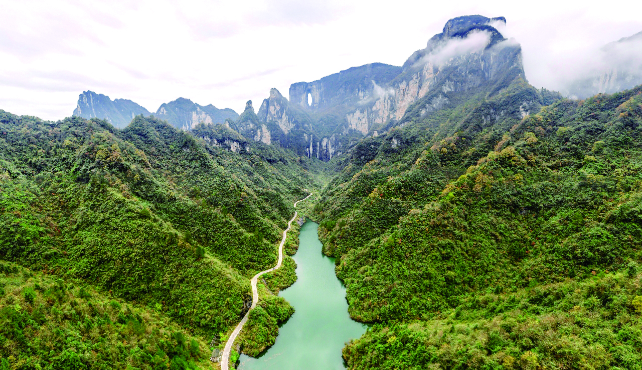     天门山国家森林公园。