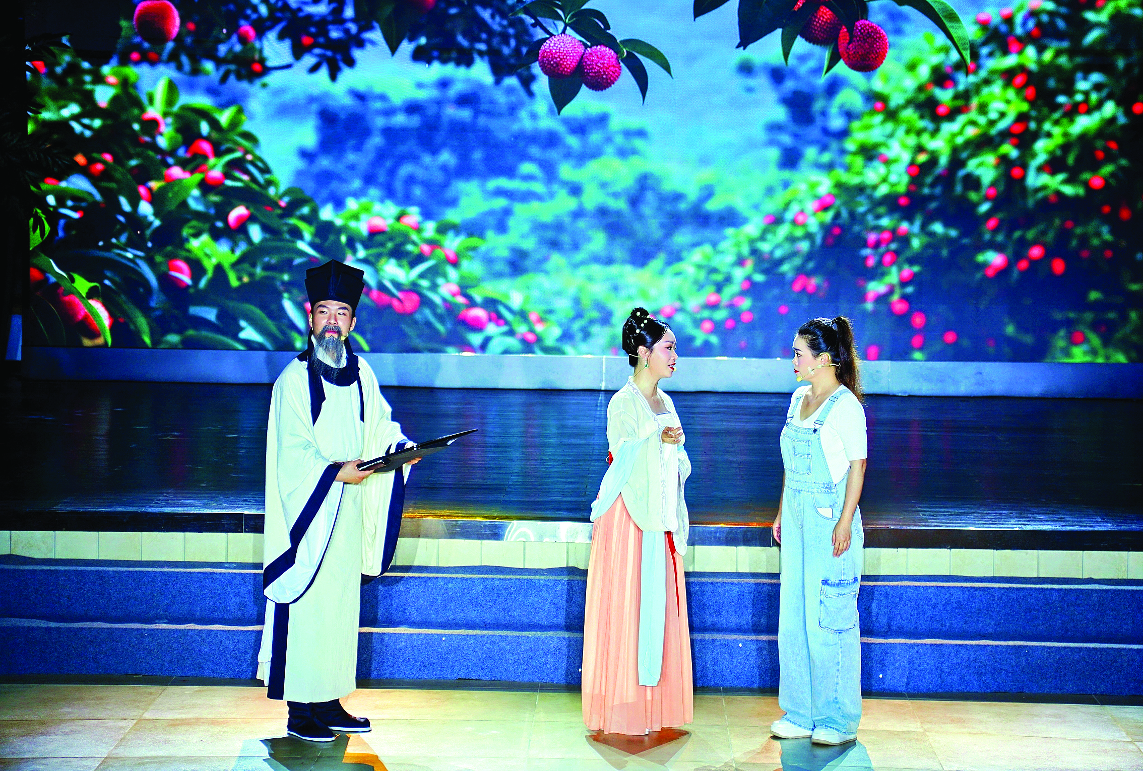     《又见东坡》剧照。惠州日报记者叶文青 摄