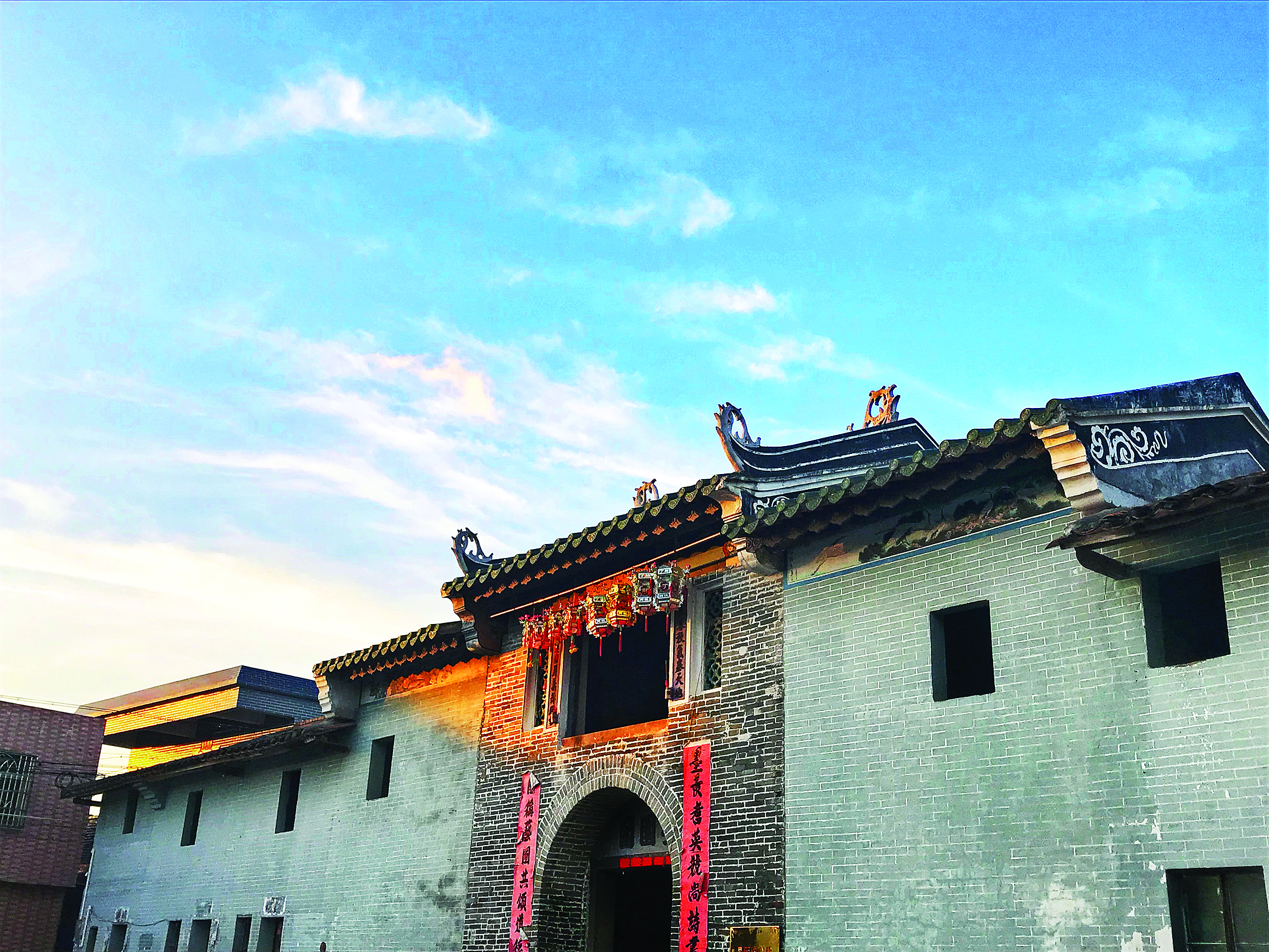 <p>    墨园古村建筑——围门楼。</p>