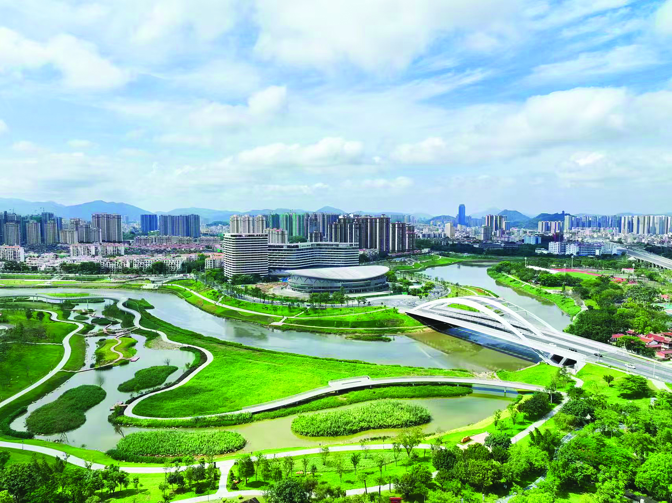     淡水河穿越惠阳城区，是惠阳的母亲河，水质达地表水Ⅲ类。惠州日报记者许文昌 摄