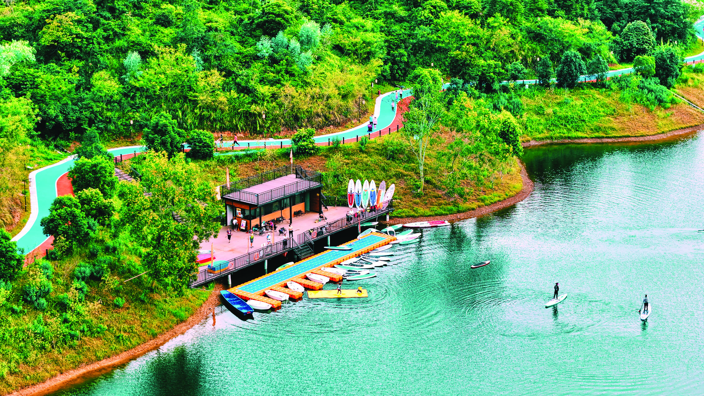     桃花源景区。惠州东江图片社供图