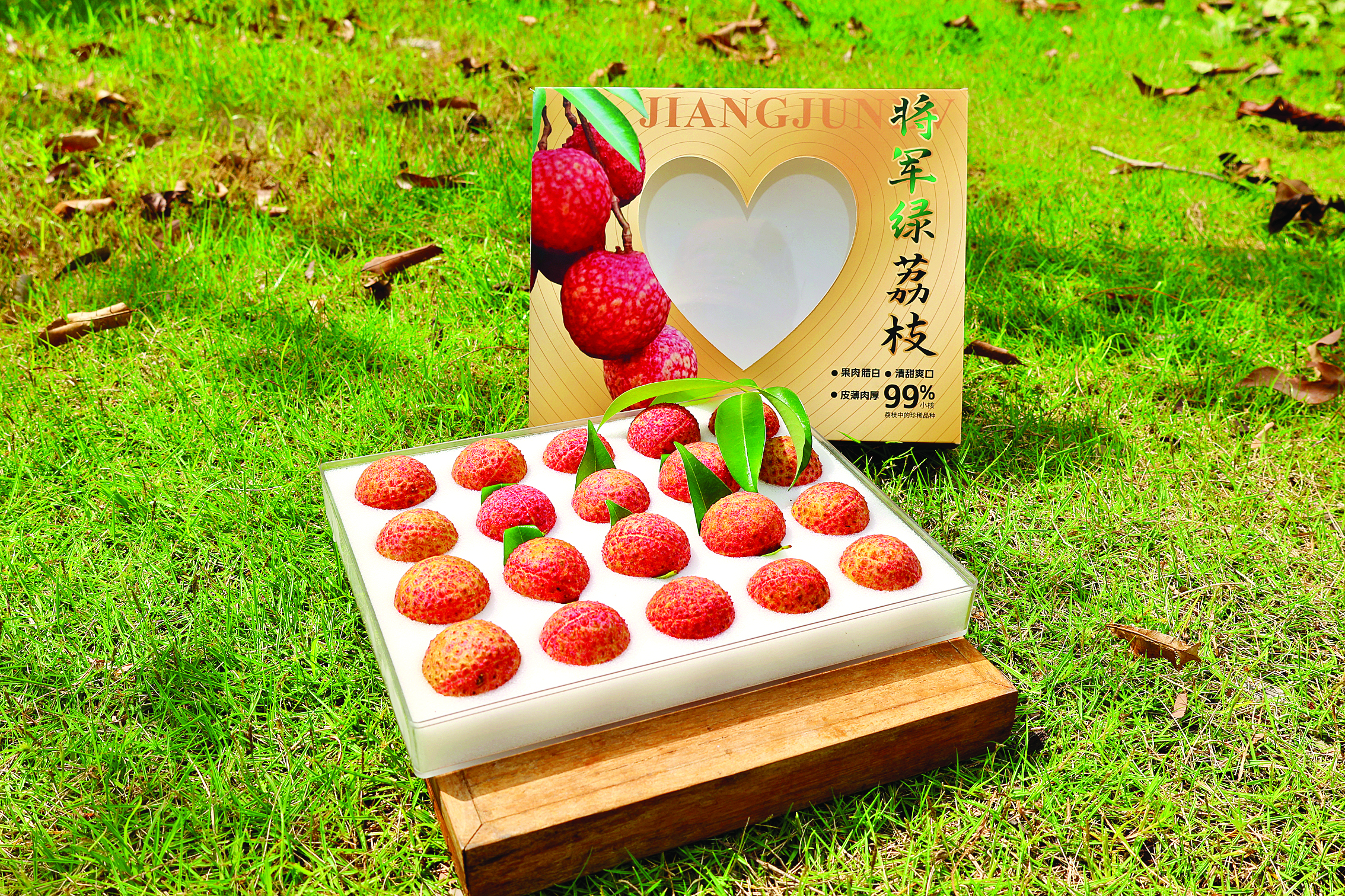 <p>    “将军绿”荔枝。</p>