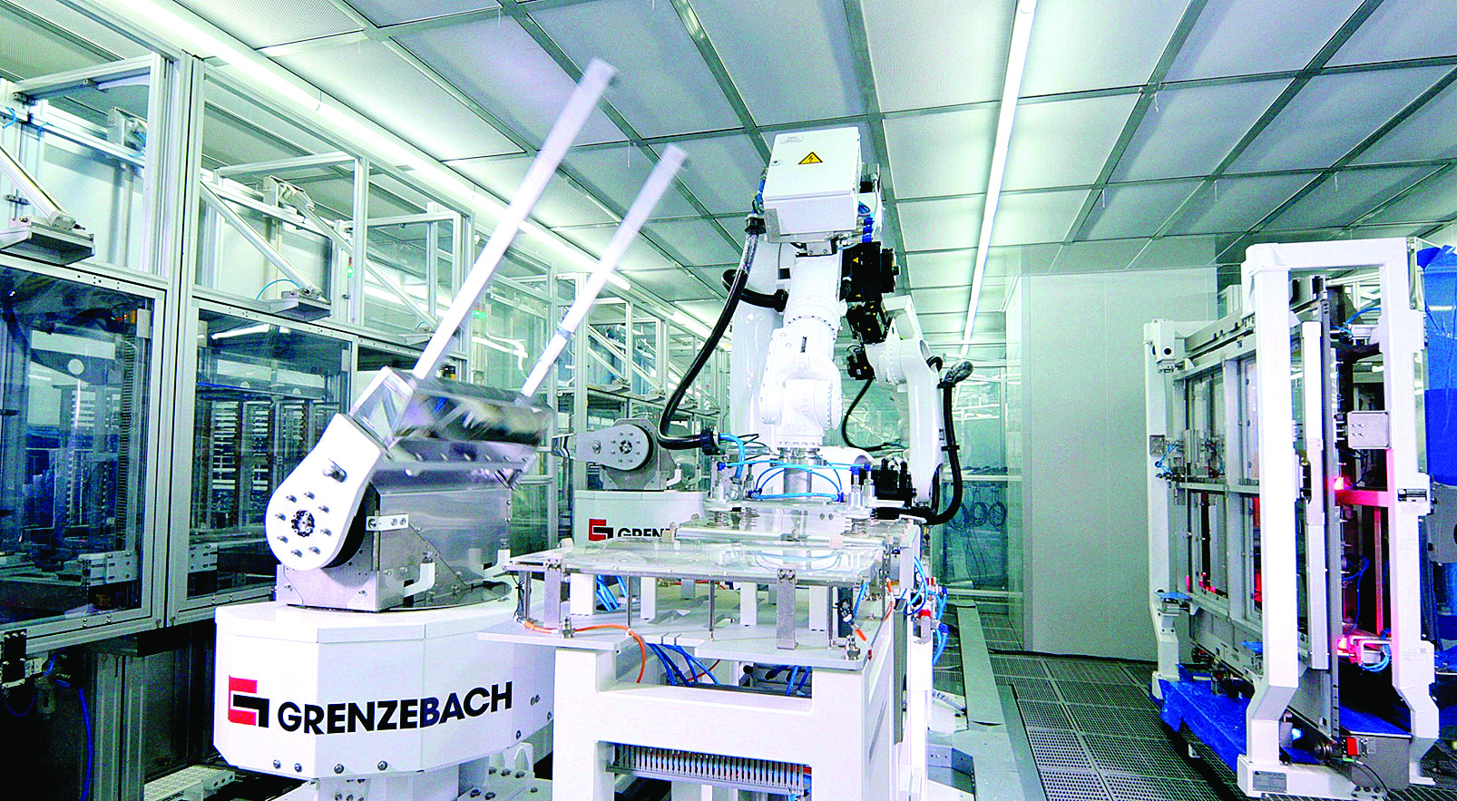     伯恩光学永湖生产基地自动化生产线。惠州东江图片社供图