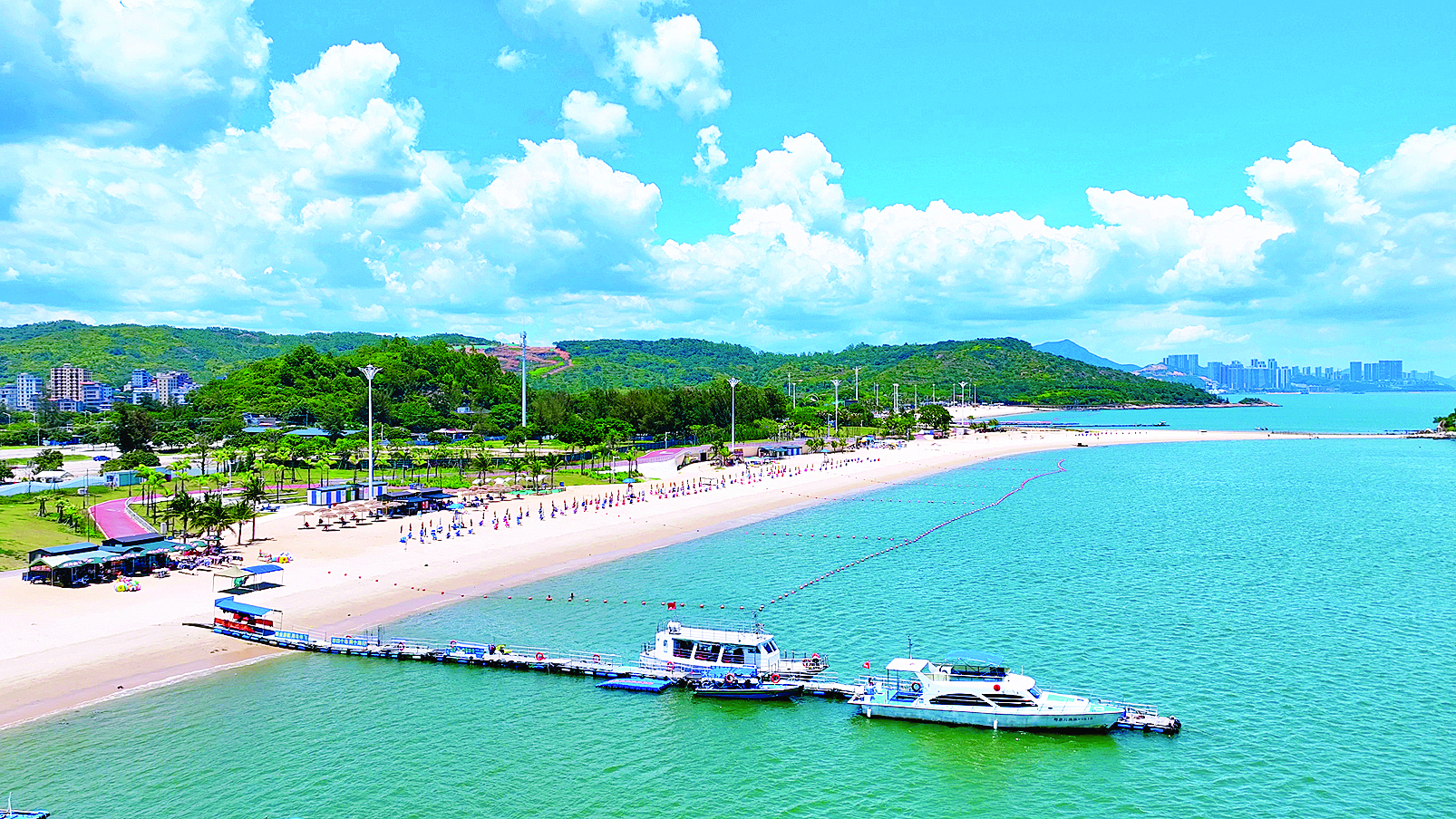     黄金海岸风景优美。惠州日报记者谢伟鑫 摄