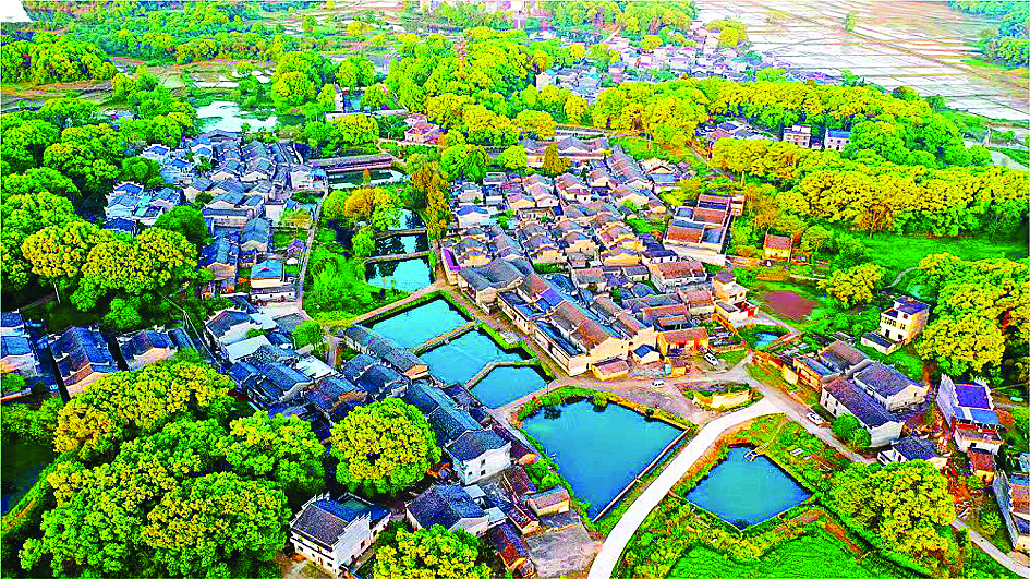 <p>    钓源古村。</p>