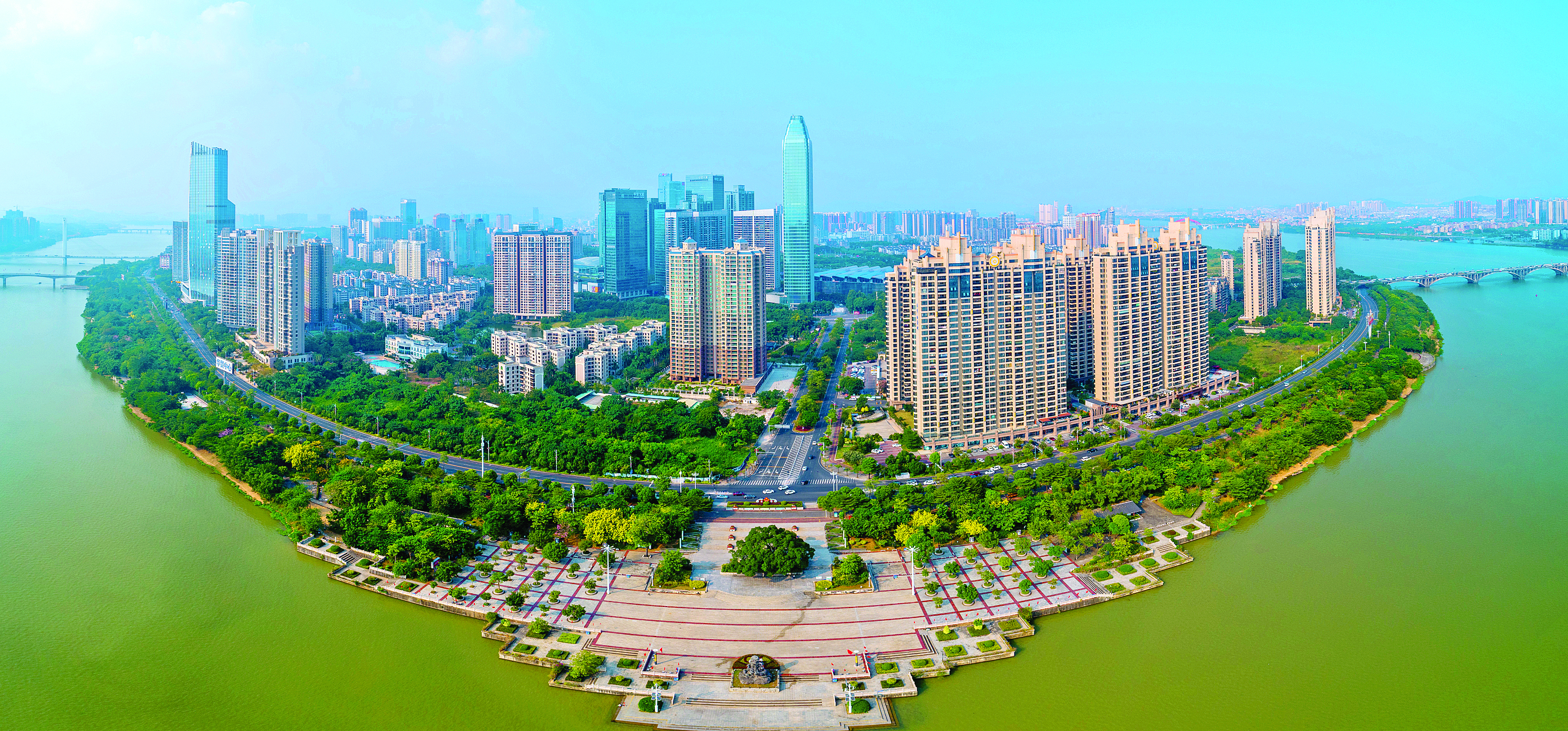     惠州东江公园景色。惠州日报记者汤渝杭 摄