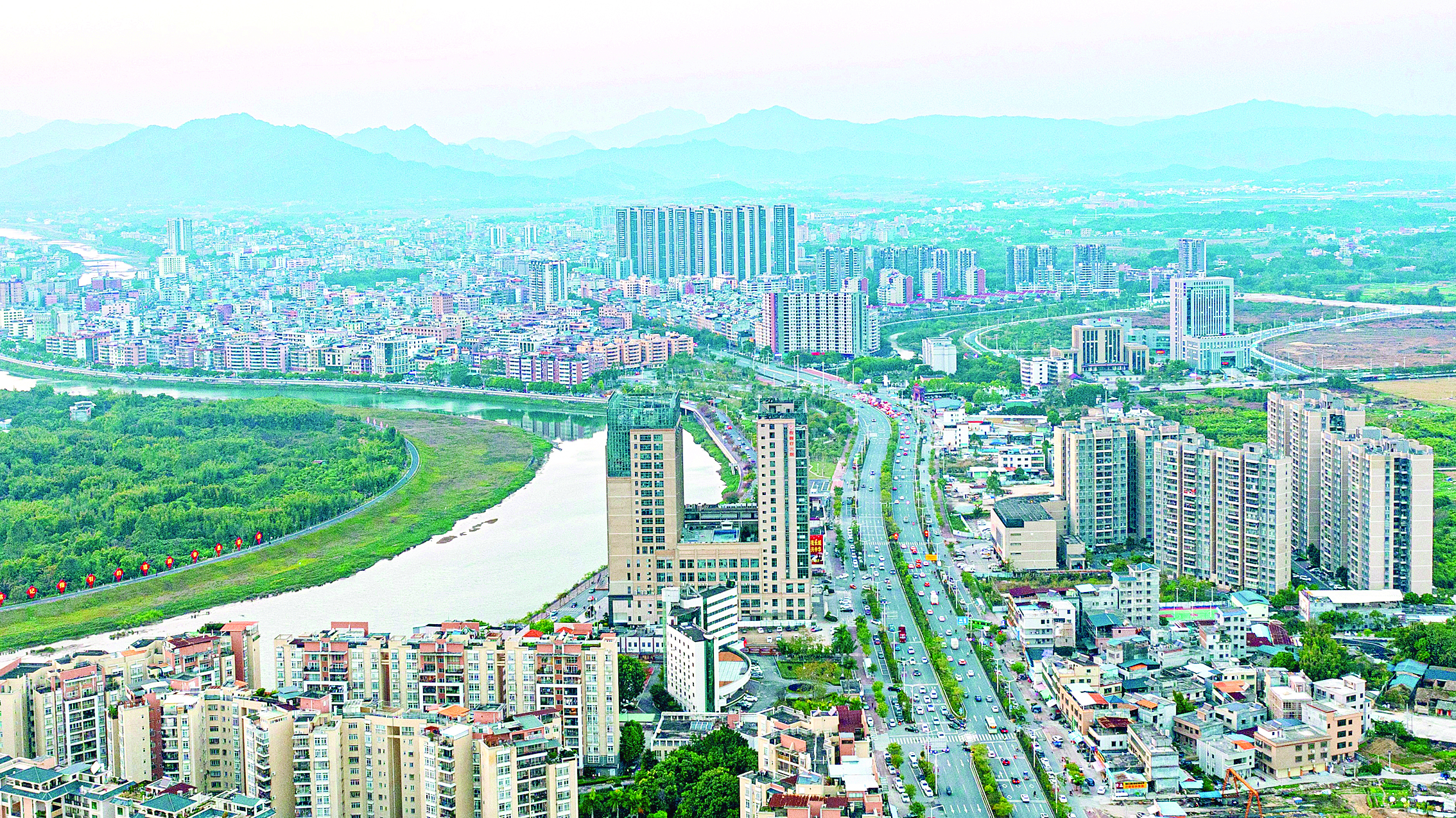     龙门经济发展质效持续提升。                           通讯员龙融心 摄