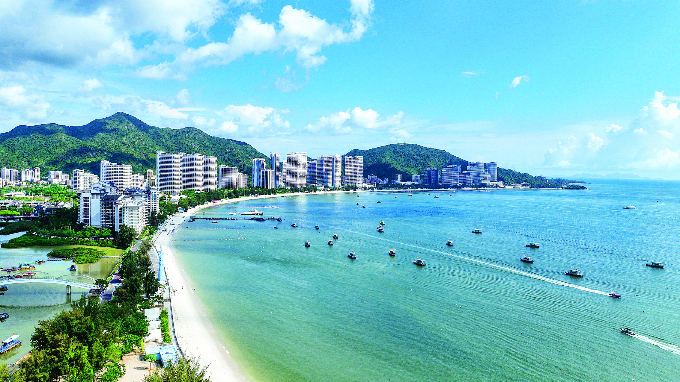     巽寮滨海旅游度假区滨海风光。惠州日报记者罗剑业 摄