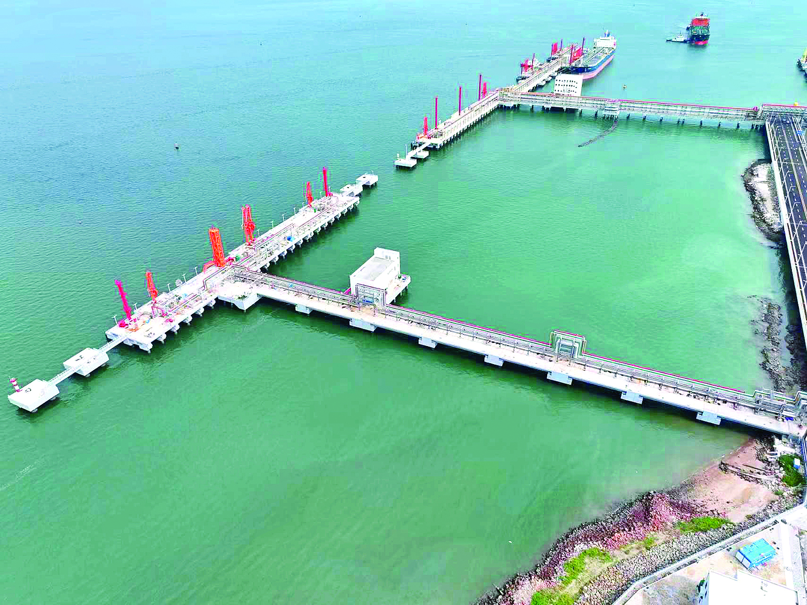     5万吨级液化烃码头是埃克森美孚惠州乙烯项目的重要配套设施。