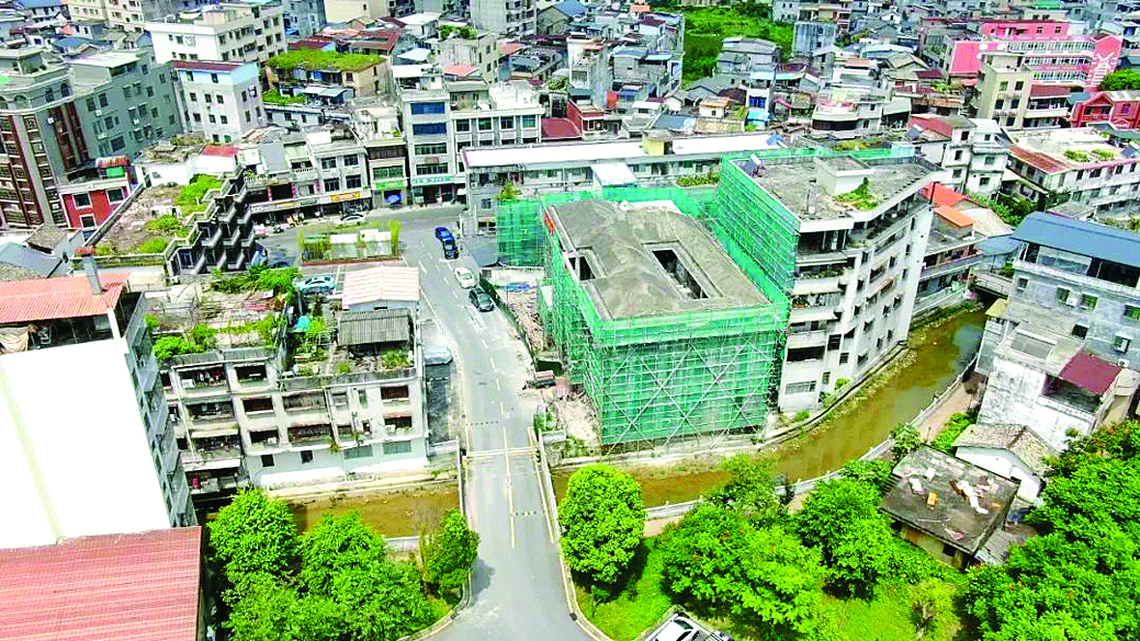     太平门“未来社区”项目建设进入尾声。    惠州日报记者黄宇翔 通讯员龙融心 摄