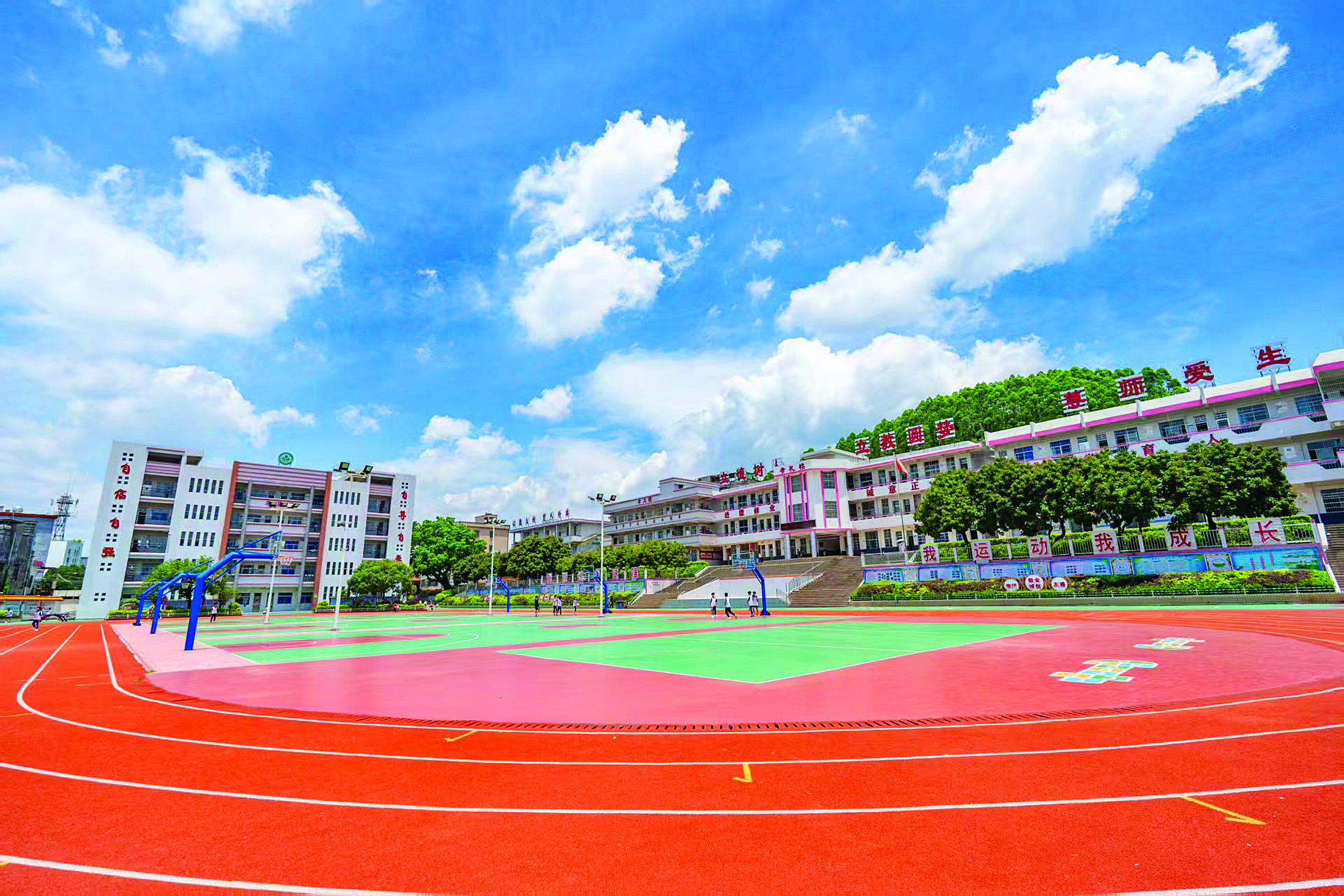     博罗县龙华中心小学校园。