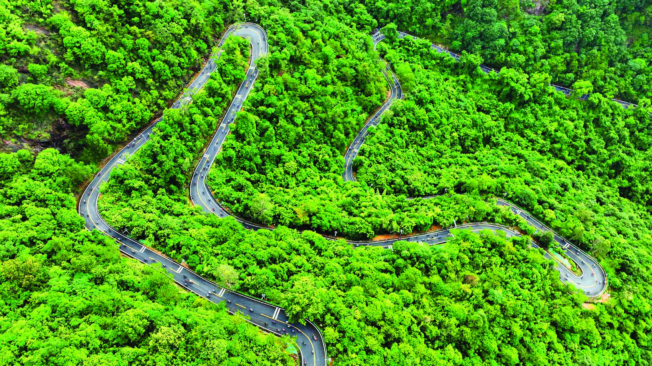     环南昆山—罗浮山引领区218公里最美旅游公路已建成通车。    惠州日报记者李松权 摄