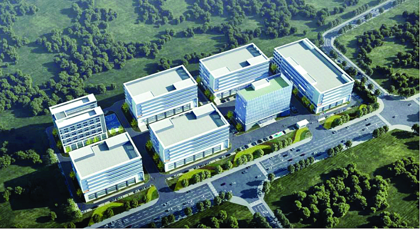     瑞珂玛智能缝制机械项目效果图。