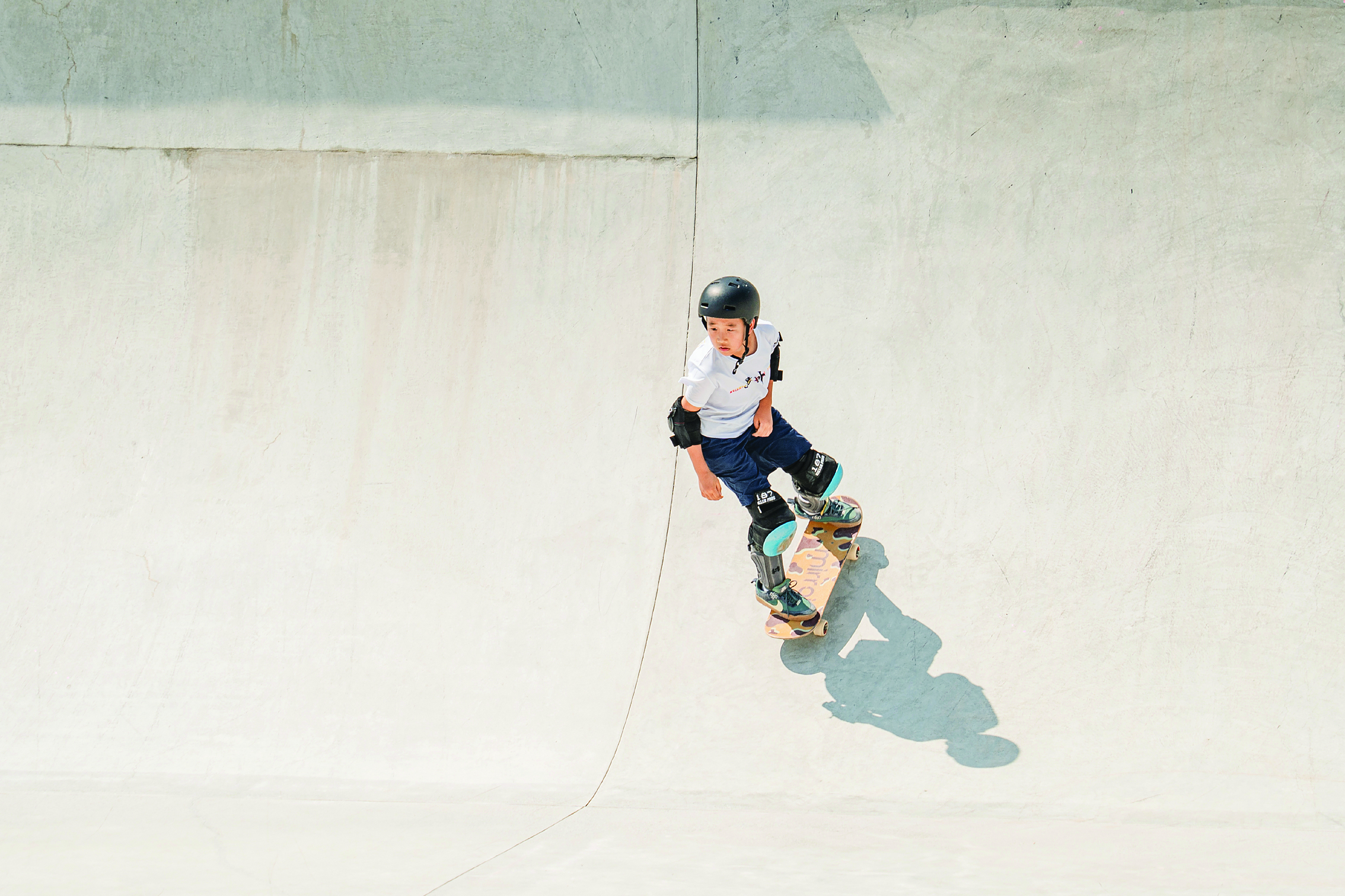     惠州选手陈一杨获得男子丙组碗池项目第一名。市文广旅体局供图